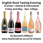 Tasting Evening of English Rosé Wine - Friday 2nd May - 7pm