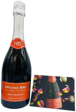 Hawkins Bros Brut Reserve with Valentines Card - Hawkins Bros Fine English Wines