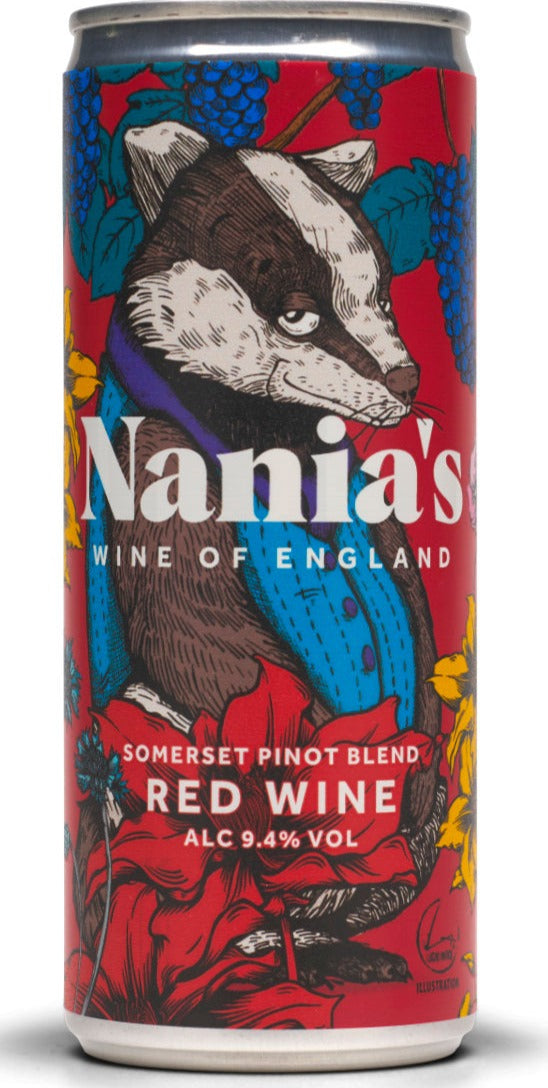 Nania's Somerset Pinot Blend red Wine - Hawkins Bros Fine English Wines